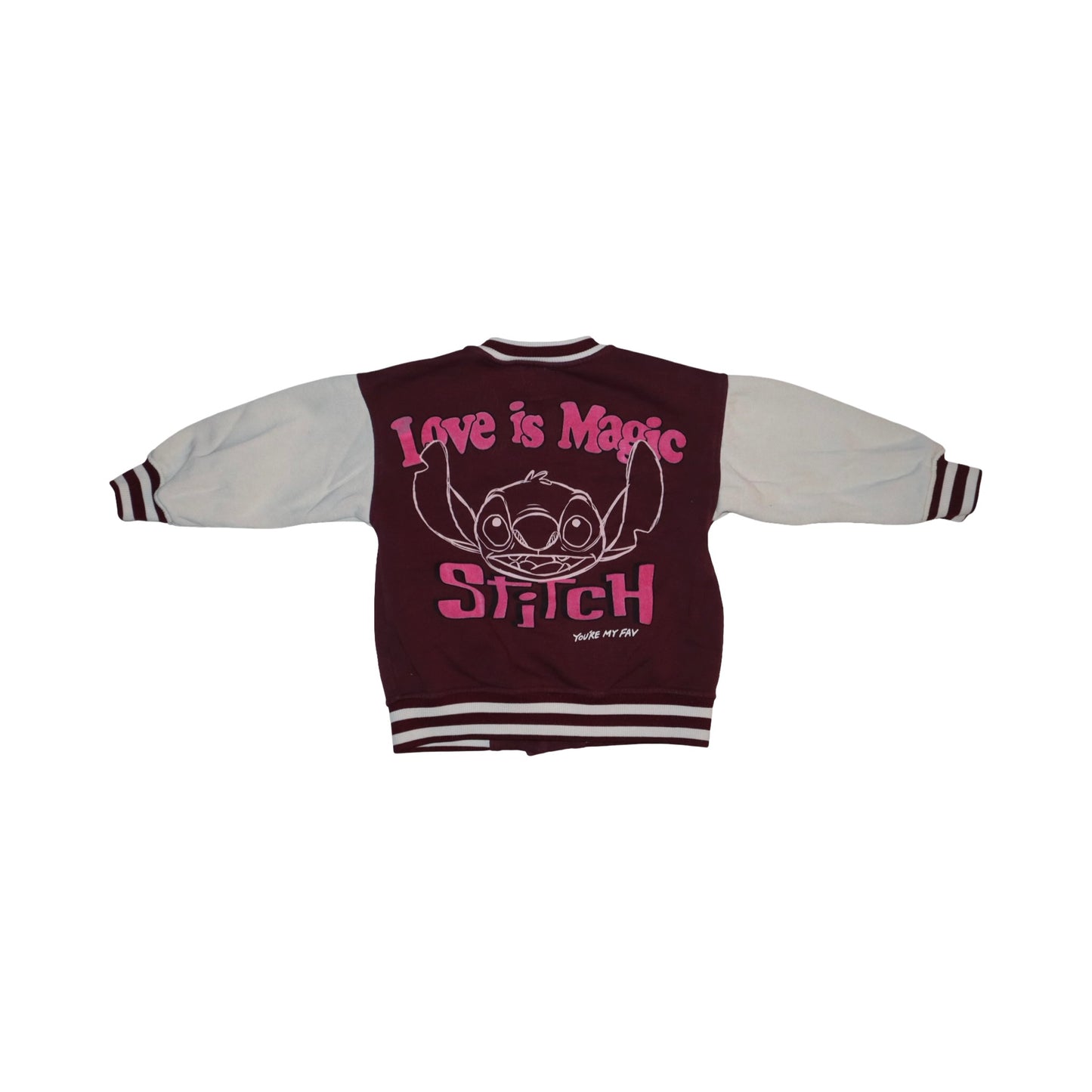 College Jacka från ZARA - Storlek 120 - Rödbrun & Benvit