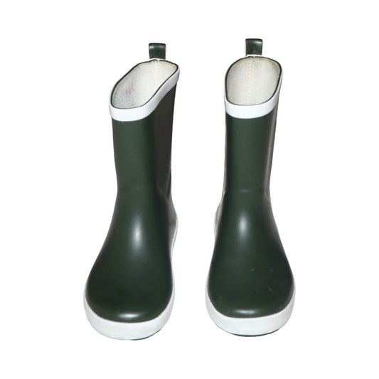 Ofodrade Gummistövlar från 157 - Storlek 30/31 (Innermått 20cm) - Mörkgrön & Vit