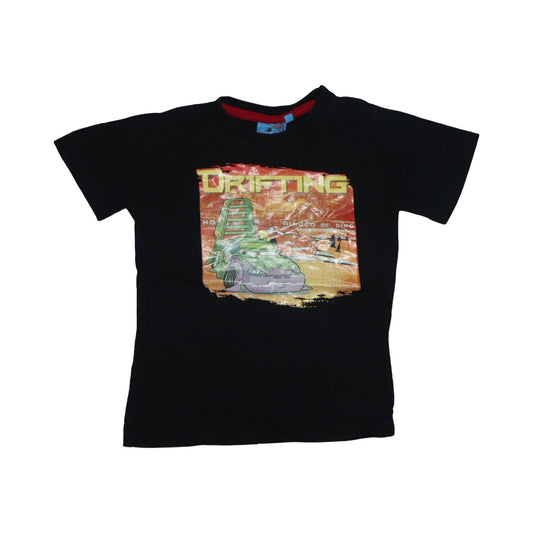 Kortärmad T-shirt från Disney PIXAR - Storlek 104 - Svart (Multi)