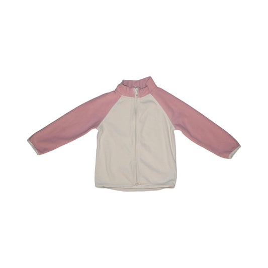 Jacka i Fleece från H&M - Storlek 98/104 - Rosa & Beige