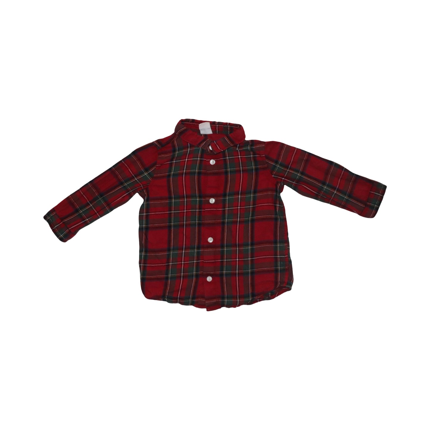 Skjorta från H&M - Storlek 80 - Röd & Grön