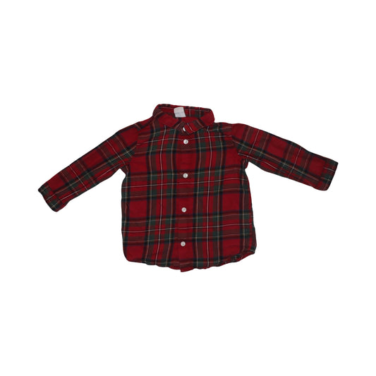 Skjorta från H&M - Storlek 80 - Röd & Grön