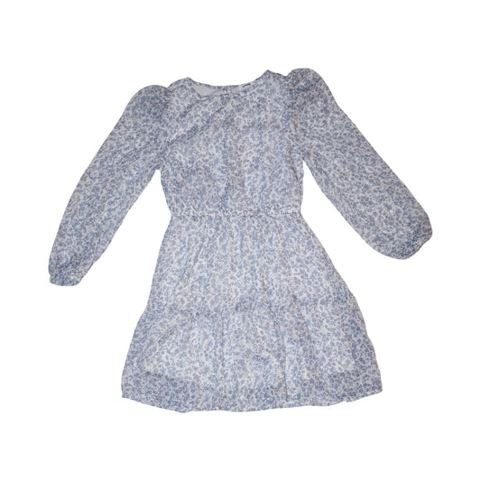 Tunna Klänning från Sinsay - Storlek 128 - Vit & Grå