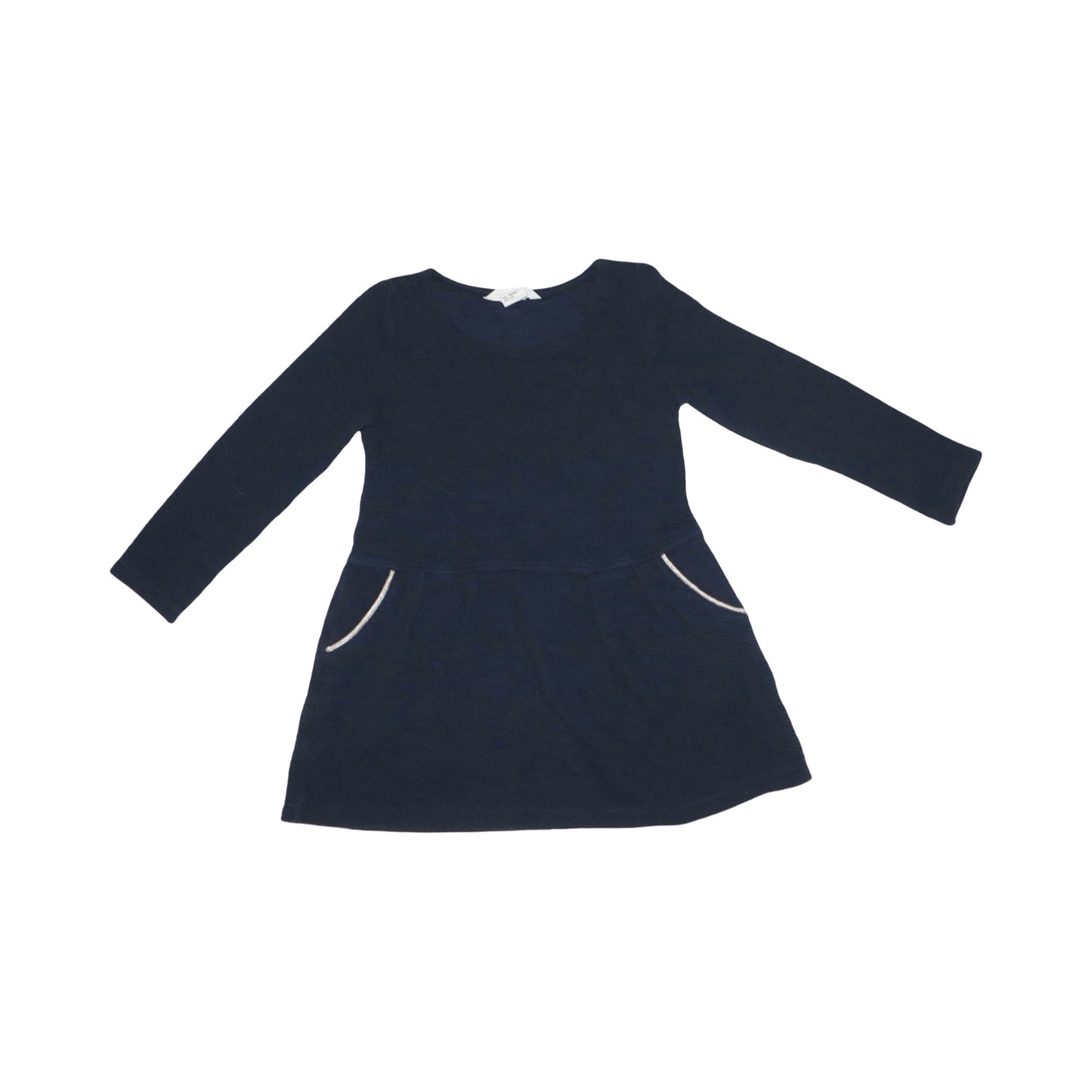 Långärmad Klänning (2 Pack) från H&M - Storlek 98/104 -  Mörkblå & Ljusgrå