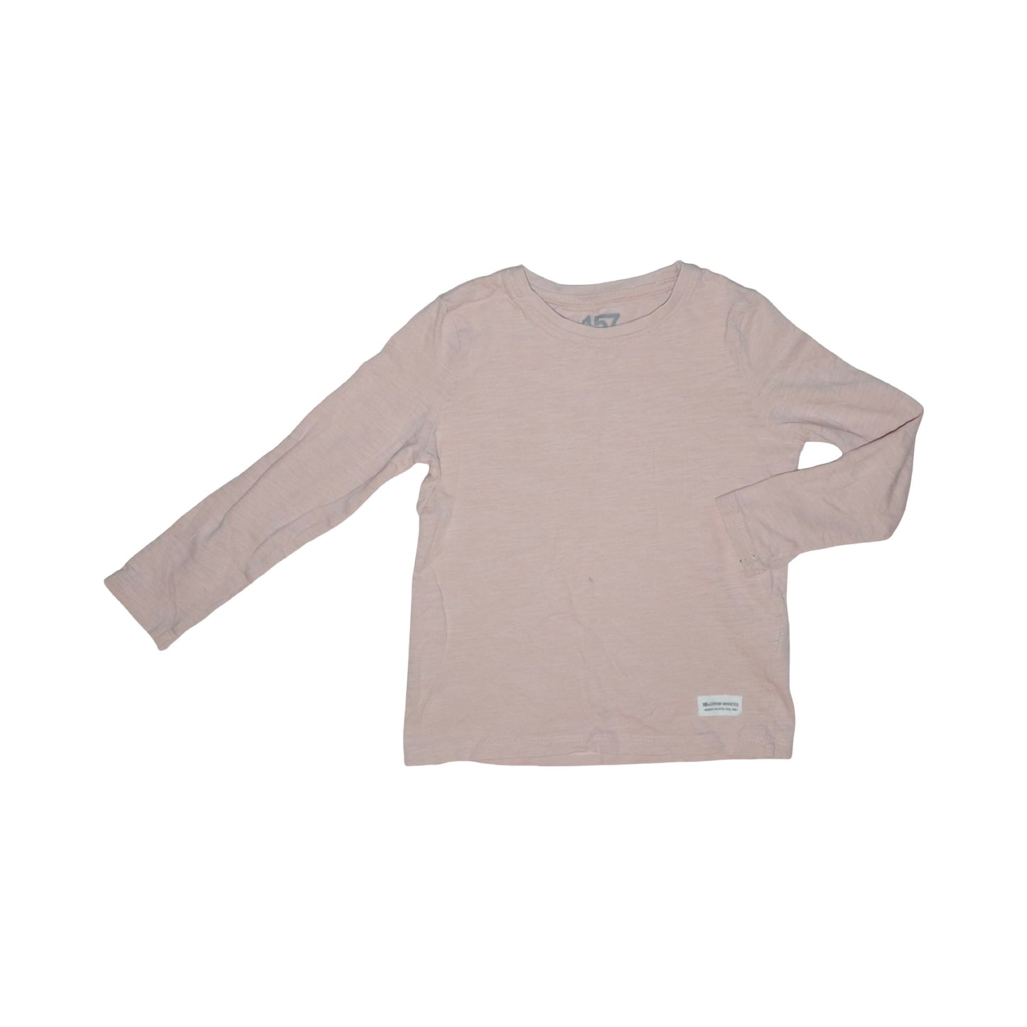 Långärmad T-shirt (2 Pack) från 157 - Storlek 100 - Ljusrosa & Svart