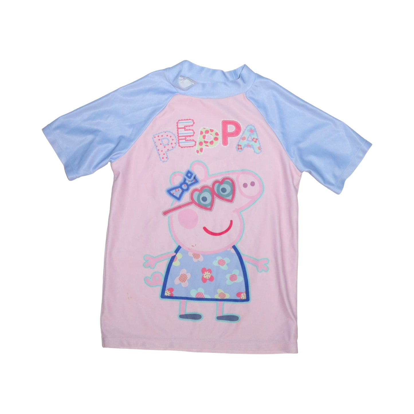 Peppa Pig Tvådelad Badset - Storlek 116/122 - Ljusrosa & Ljusblå (Multi)