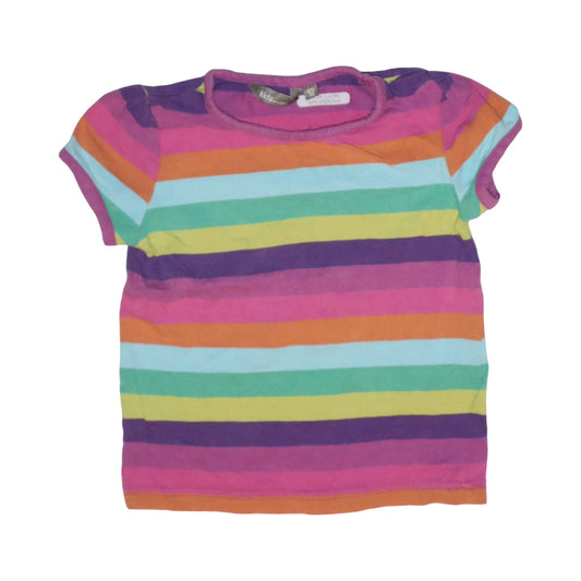 Kortärmad T-shirt från LINDEX - Storlek 92 - Rosa (Multi)