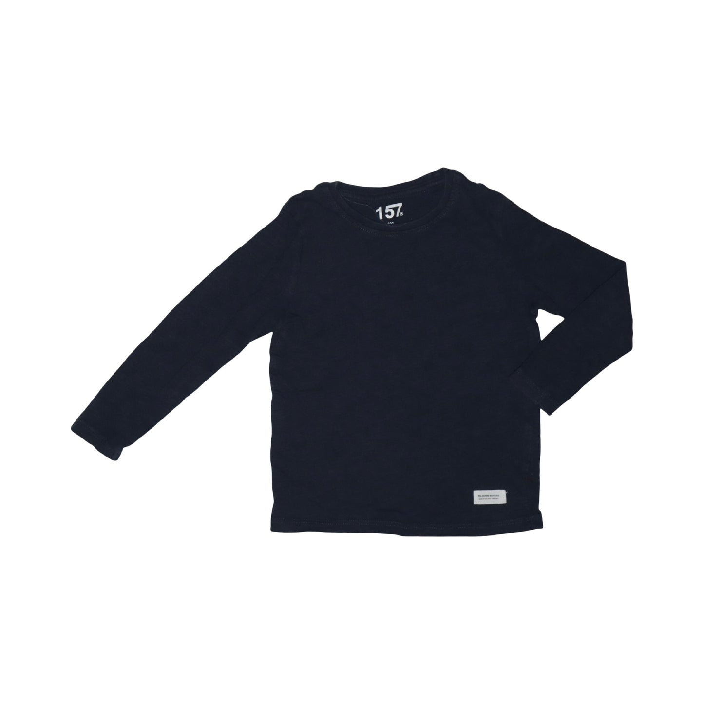 Långärmad T-shirt (2 Pack) från 157 - Storlek 100 - Ljusrosa & Svart