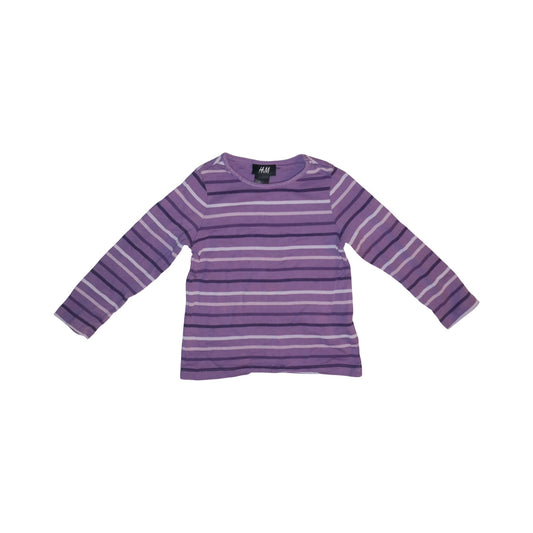 Långärmad T-shirt från H&M - Storlek 86/92 - Lila