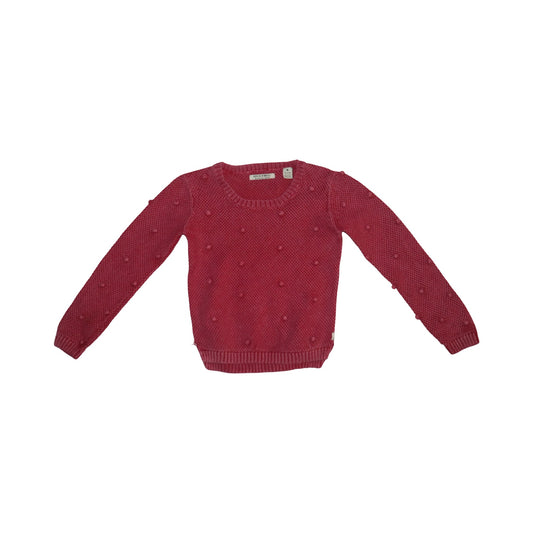 Stickad Tröja från SCOTCH R'BELLE - Storlek 128 - Röd