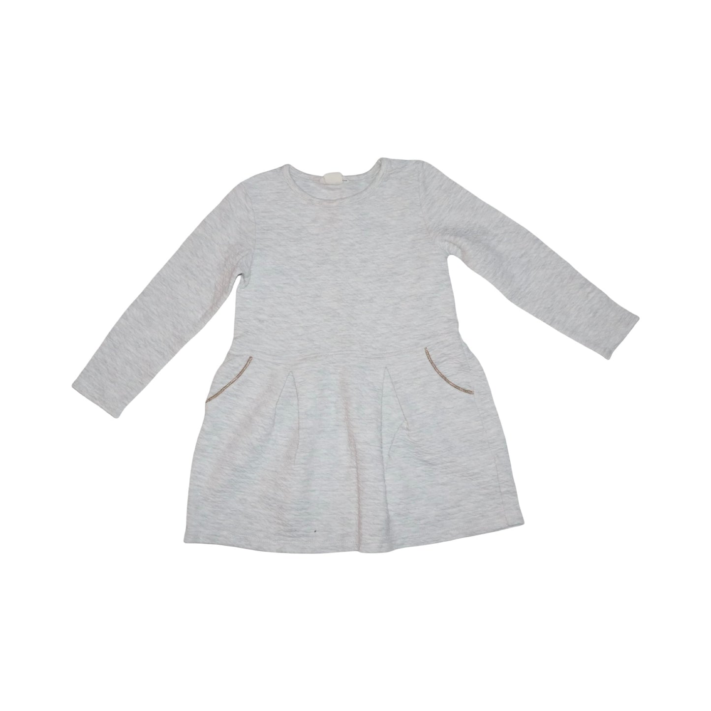 Långärmad Klänning (2 Pack) från H&M - Storlek 98/104 -  Mörkblå & Ljusgrå