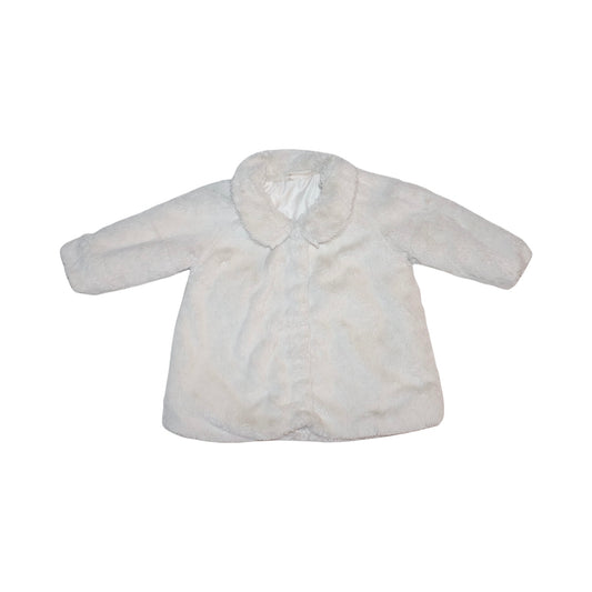 Fuskpäls Jacka Från LINDEX - Storlek 74 - Benvit