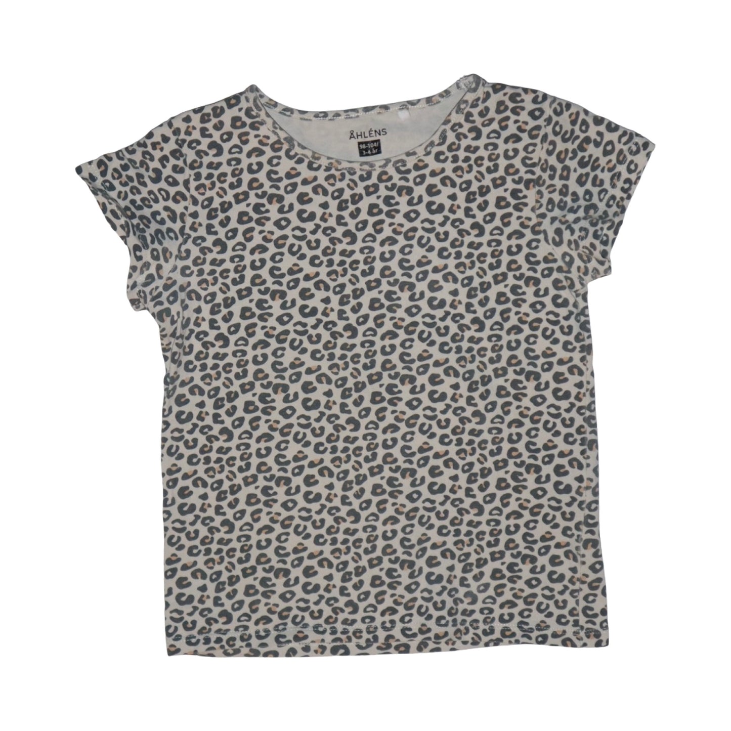 Kortärmad T-shirt från Åhlens - Storlek 98/104 - Ljusgrå (Multi)