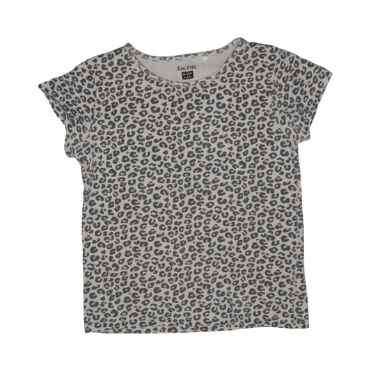 Kortärmad T-shirt från Åhlens - Storlek 98/104 - Ljusgrå (Multi)
