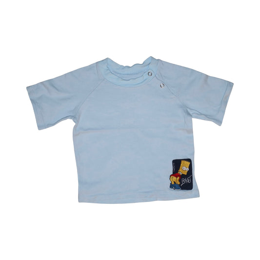 Kortärmad T-shirt - Storlek 98 - Ljusblå