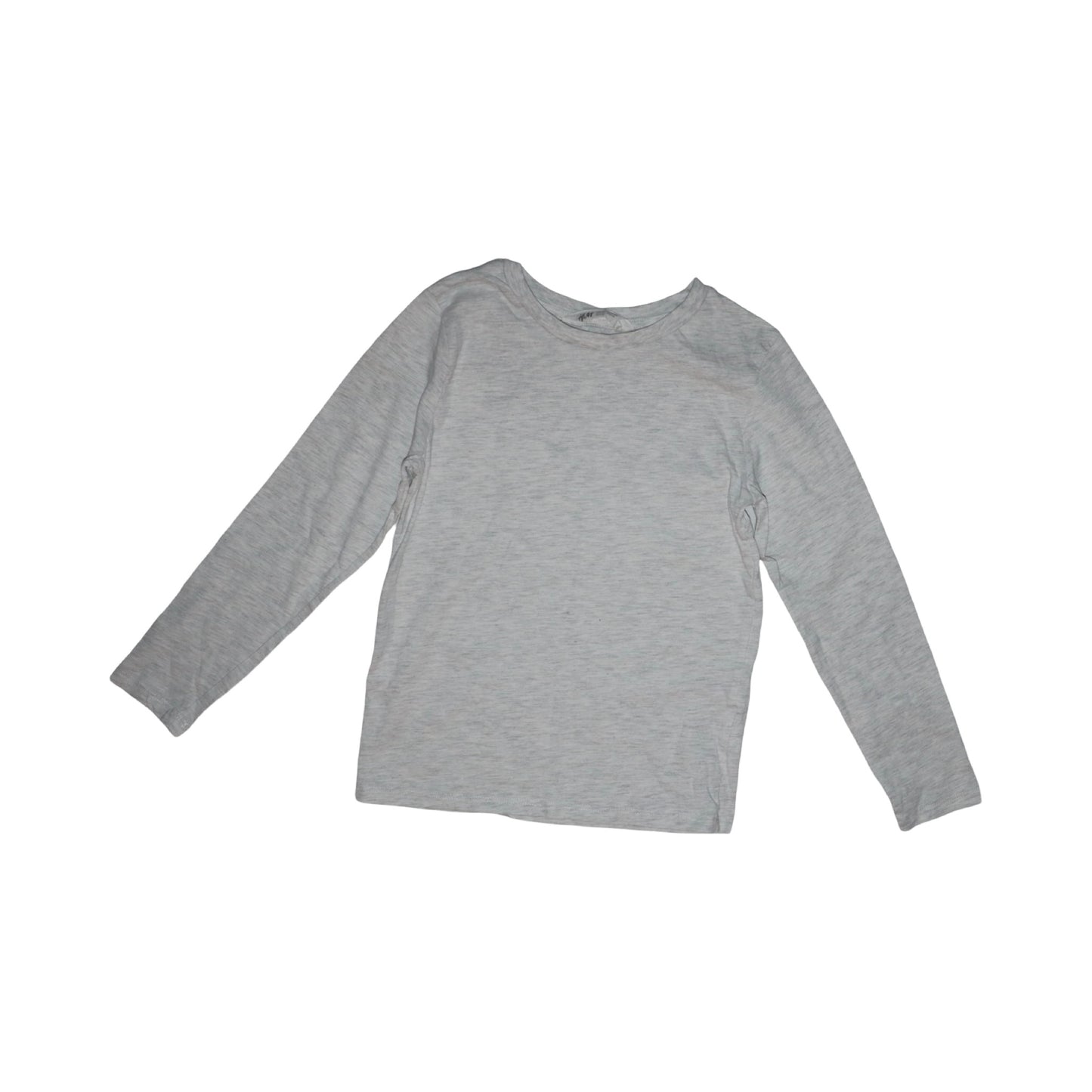 Långärmad T-shirt från H&M - Storlek 122/128 - Ljusgrå