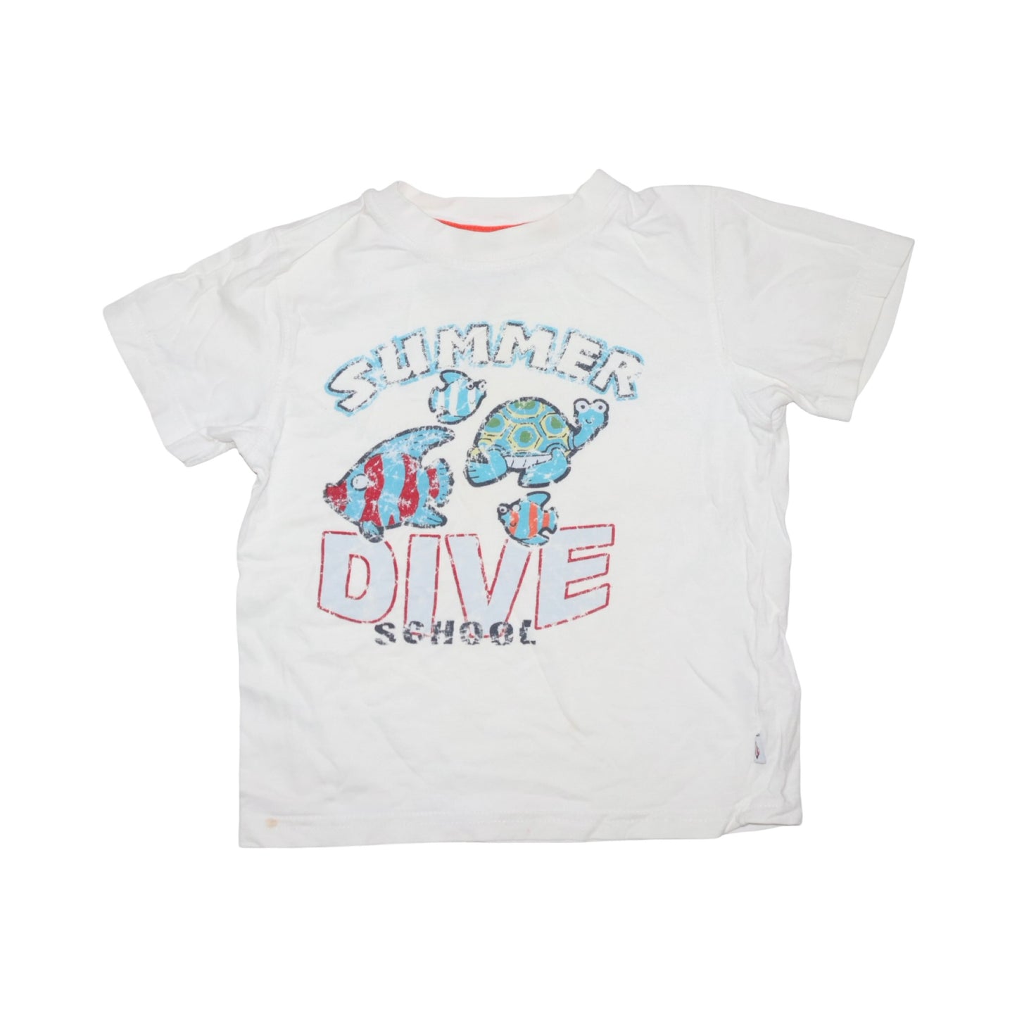 Kortärmad T-shirt  från H&M - Storlek 104 - Vit (Multi)