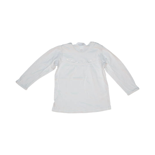 Långärmad Blus från H&M - Storlek 86 - Vit