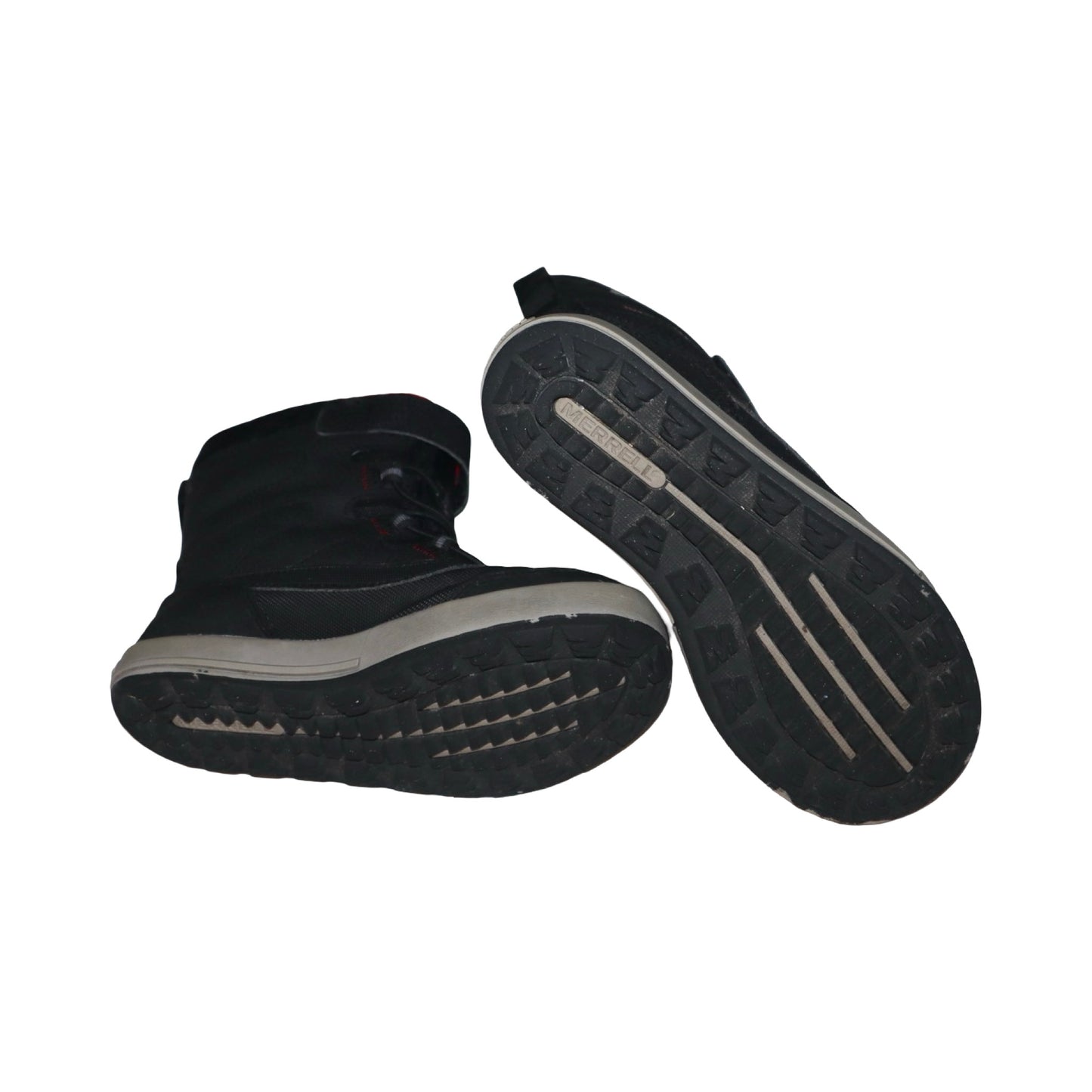 Vinterkängor från MERRELL - Storlek 31 (Innermått 20 cm) - Svart & Röd