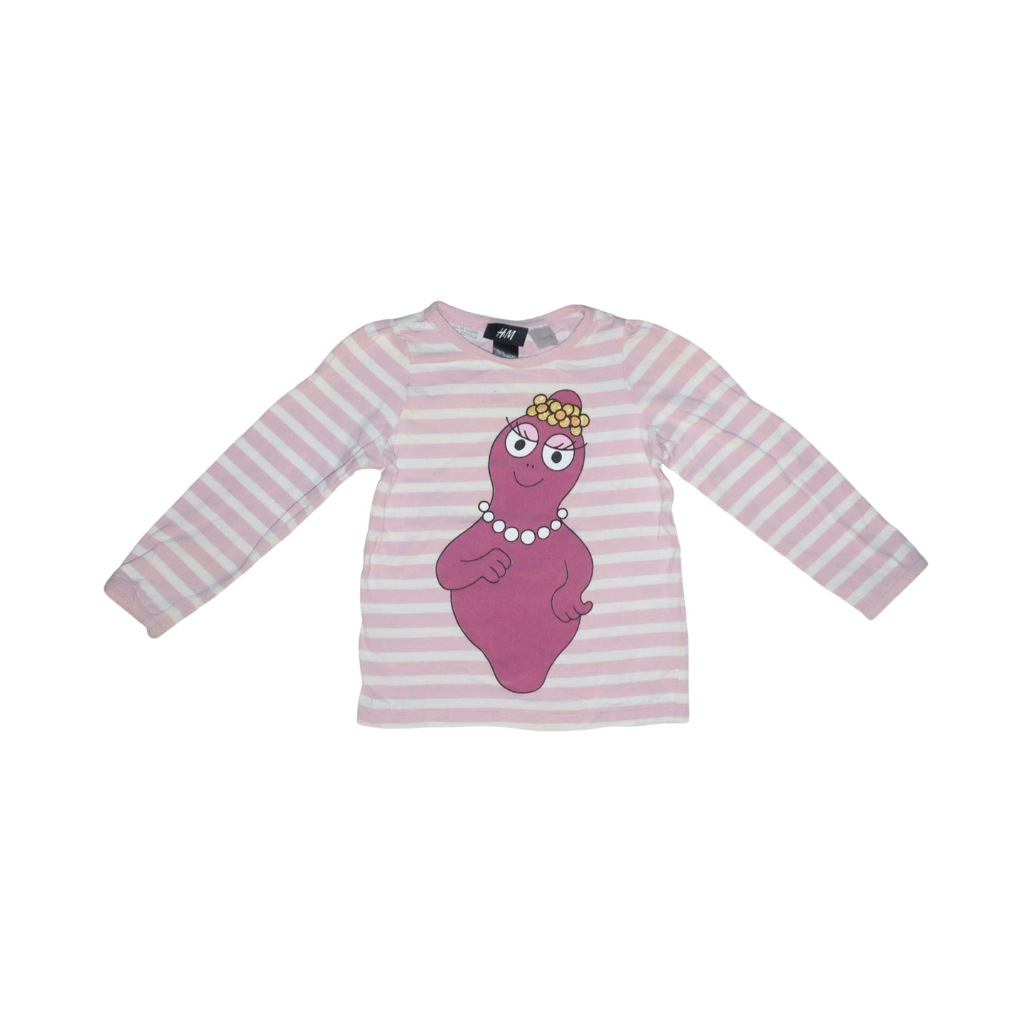 Långärmad T-shirt från H&M - Storlek 86/92 - Rosa