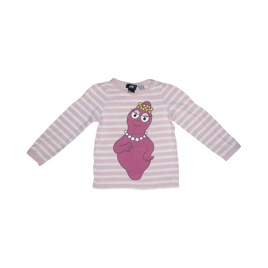 Långärmad T-shirt från H&M - Storlek 86/92 - Rosa