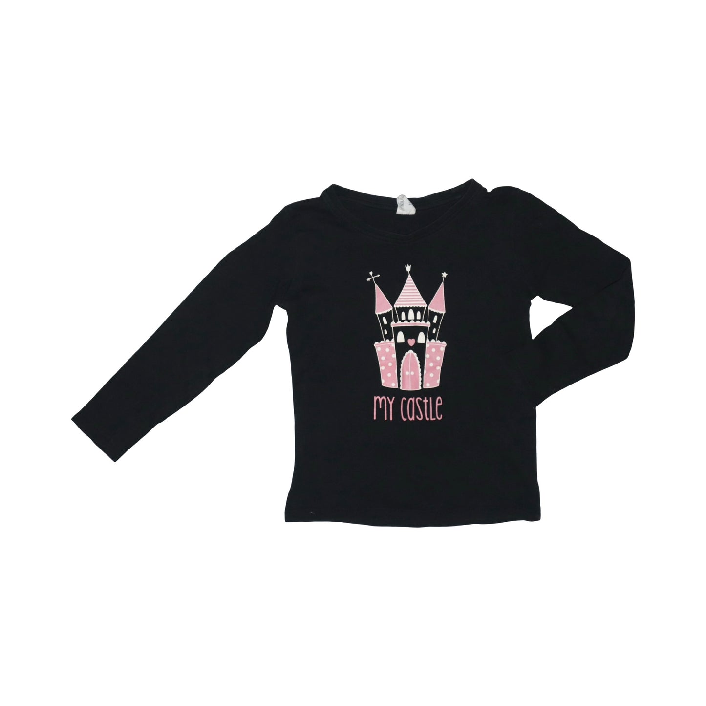 Långärmad T-shirt från UNIQ MINI - Storlek 98/104 - Svart (Multi)