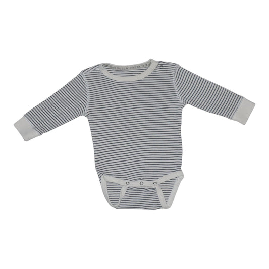 Långärmad Body från BEBE - Storlek 62 - Vit & Blå