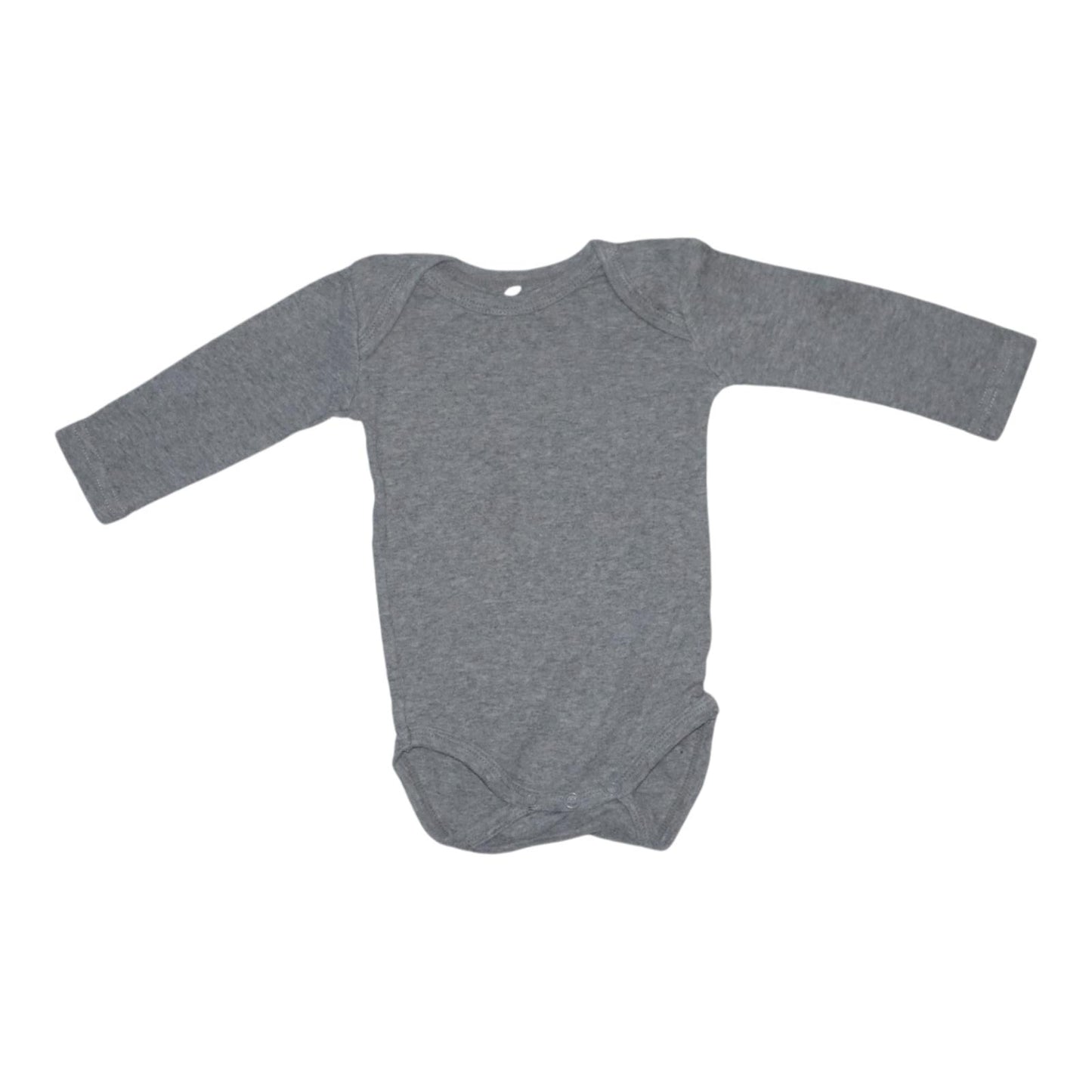 Långärmad Body från name it - Storlek 62 - Grå