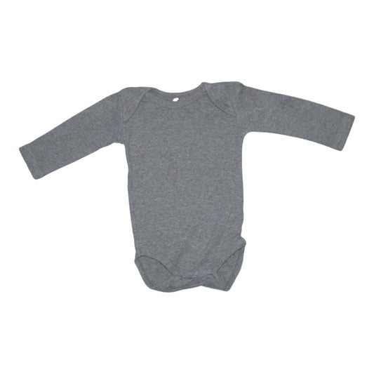Långärmad Body från name it - Storlek 62 - Grå