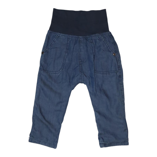 Fodrade Jeans Byxor från newbie - Storlek 74 - Blå