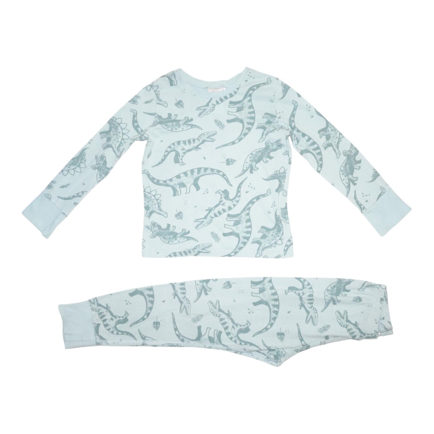 Pyjamas Tröja & Byxor Matchande Set från H&M - Storlek 110/116 - Ljusgrön