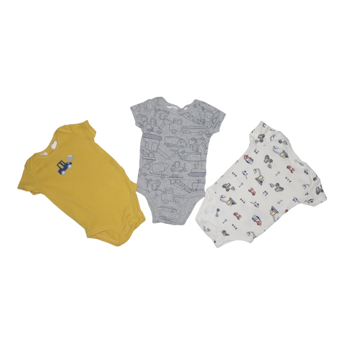 Kortärmad Body (3 Pack) från carter's - Storlek 62 - Multi