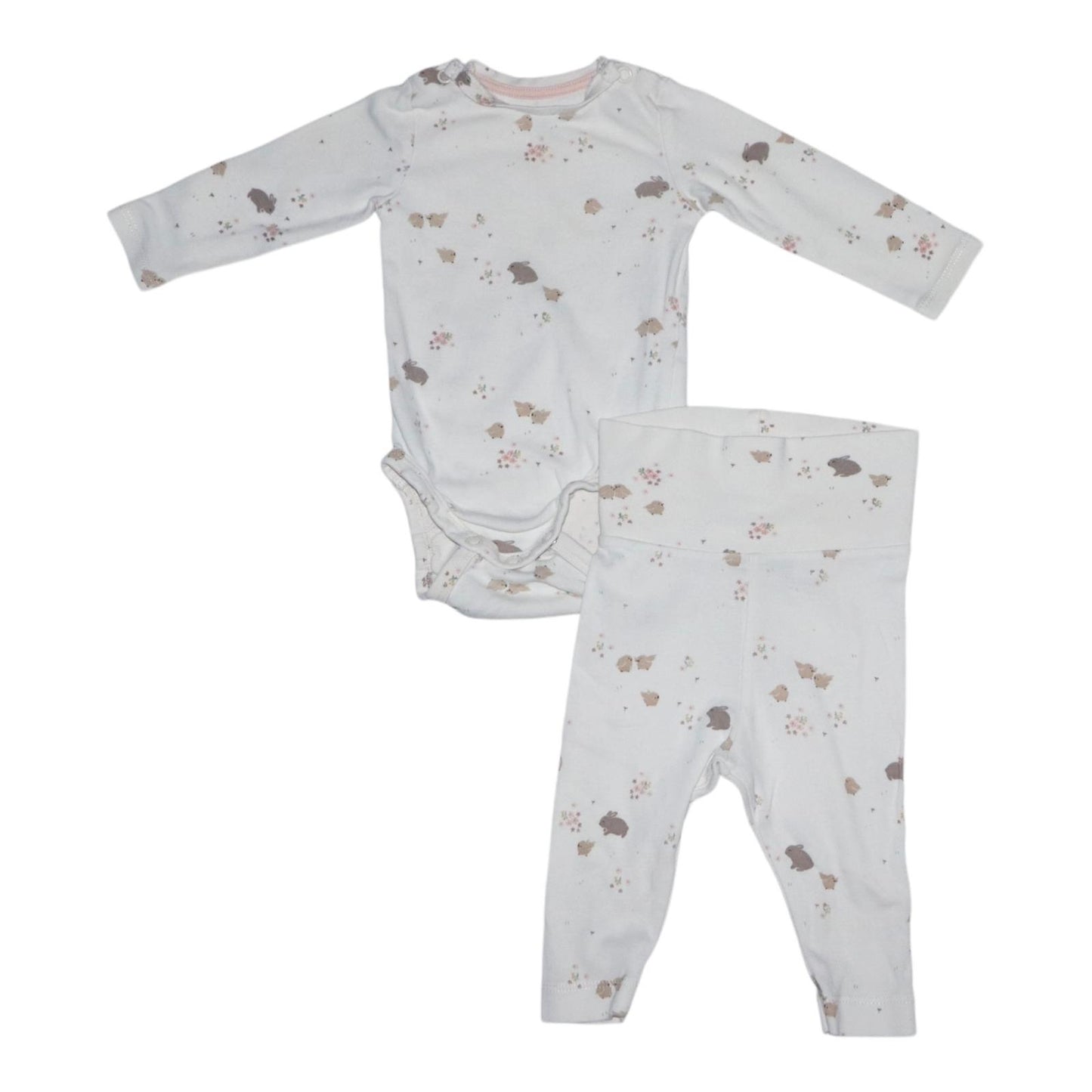 Matchande Set från H&M - Storlek 62 - Vit