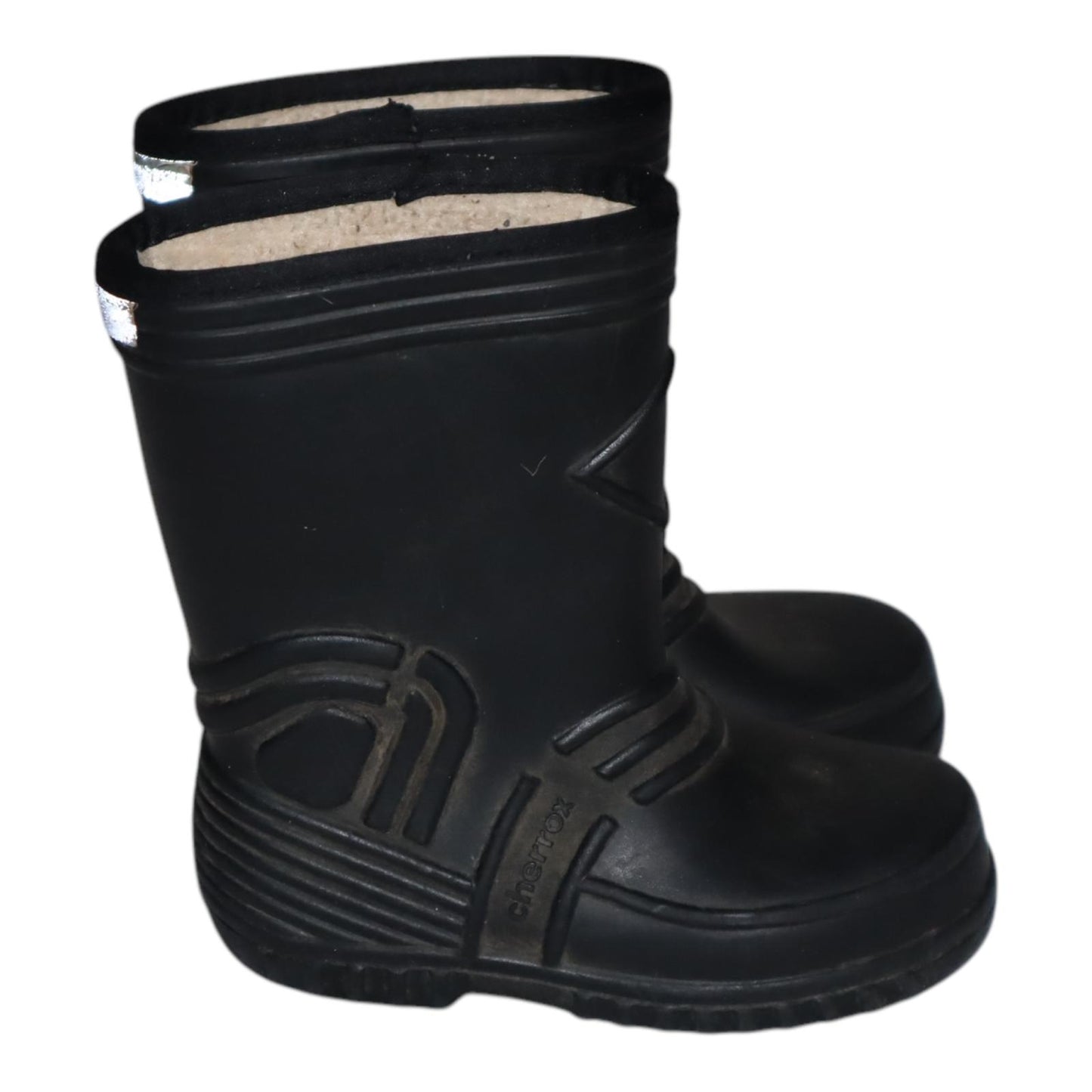 Fodrade Gummistövlar från VIKING - Storlek 25 (Innermått 15.5cm) - Svart