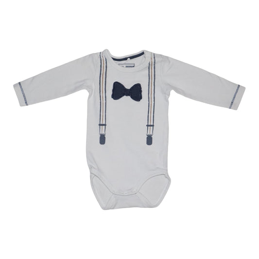 Långärmad Body från name it - Storlek 62 - Vit