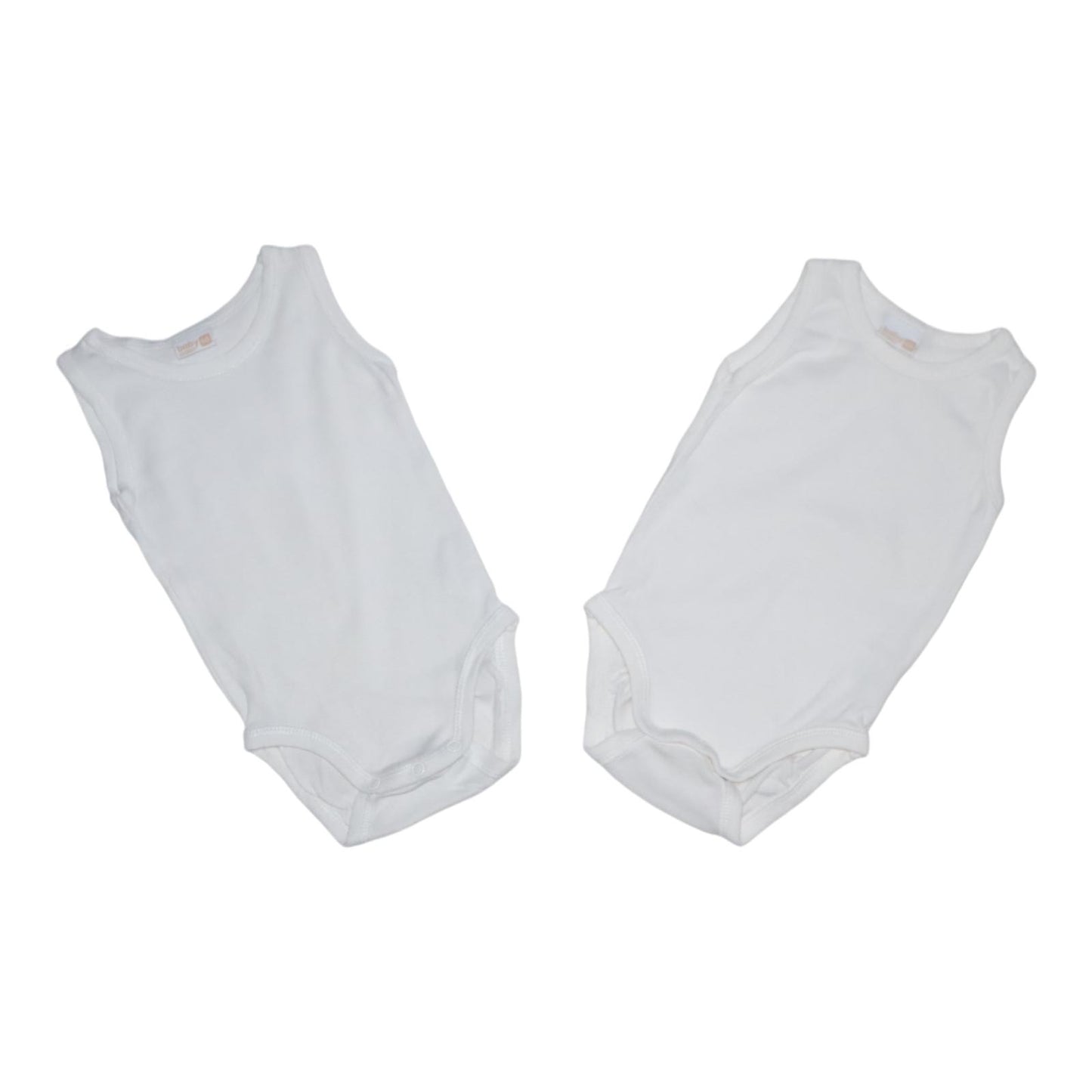 Linne Body (2 Pack) från LINDEX - Storlek 68 - Vit