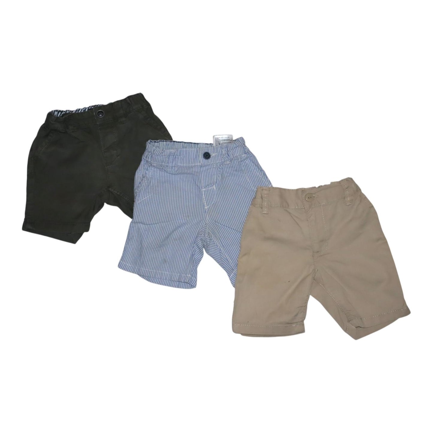 Shorts (3 Pack) från H&M - Storlek 68 - Grön & Beige & Ljusblå