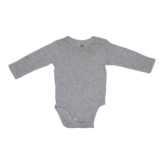 Långärmad Body från H&M - Storlek 62 - Grå