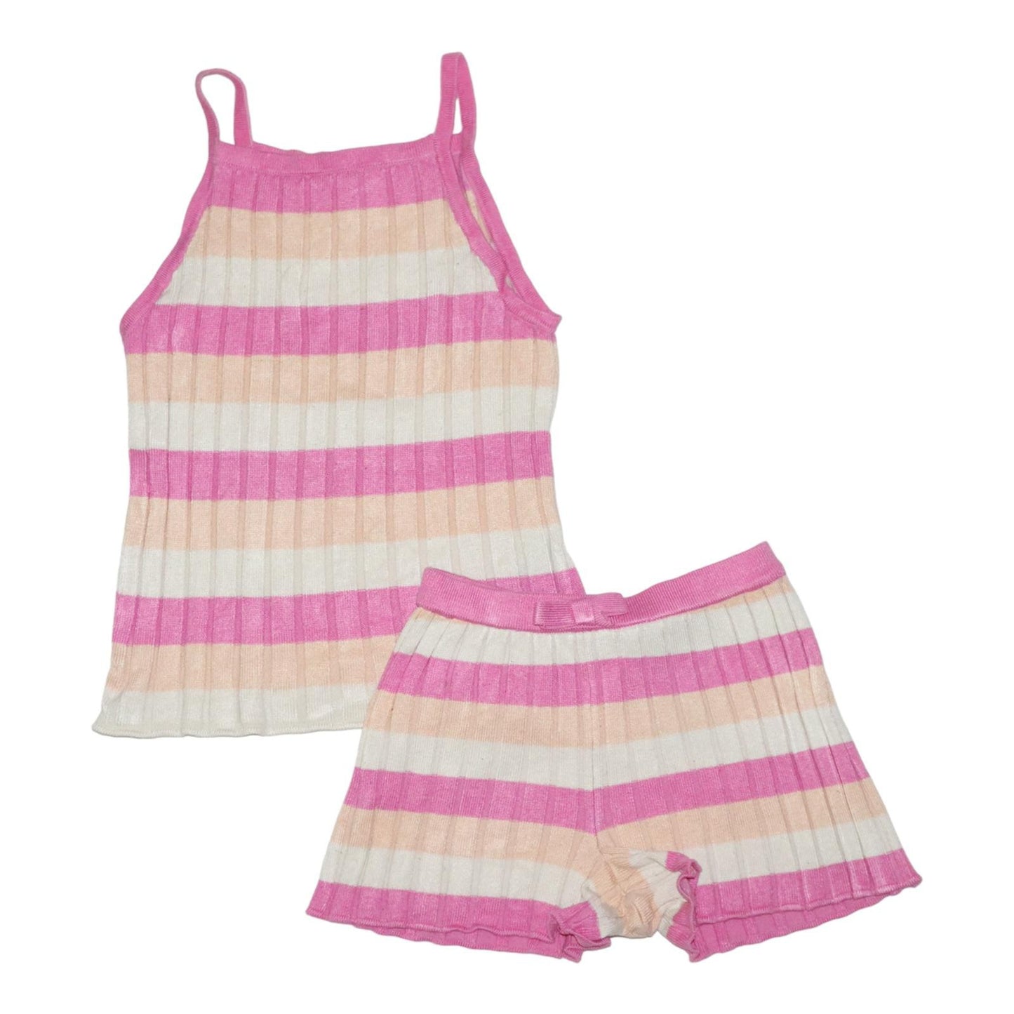 Linne Blus & Shorts Matchande set från H&M - Storlek 86 - Rosa (Multi)