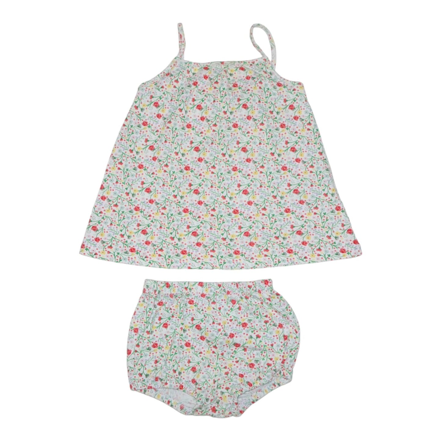 Linne blus & Trosor Matchande set från H&M - Storlek 80 - Vit (Multi)