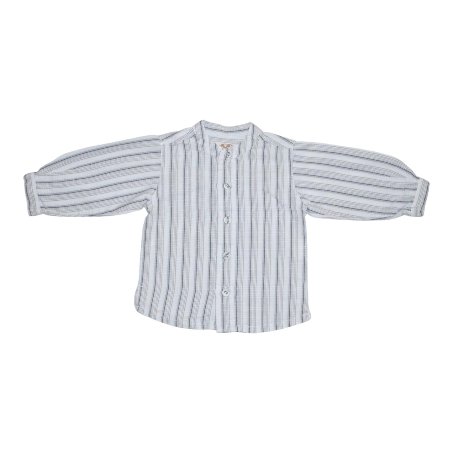 Långärmad Skjorta från H&M - Storlek 68 - Vit