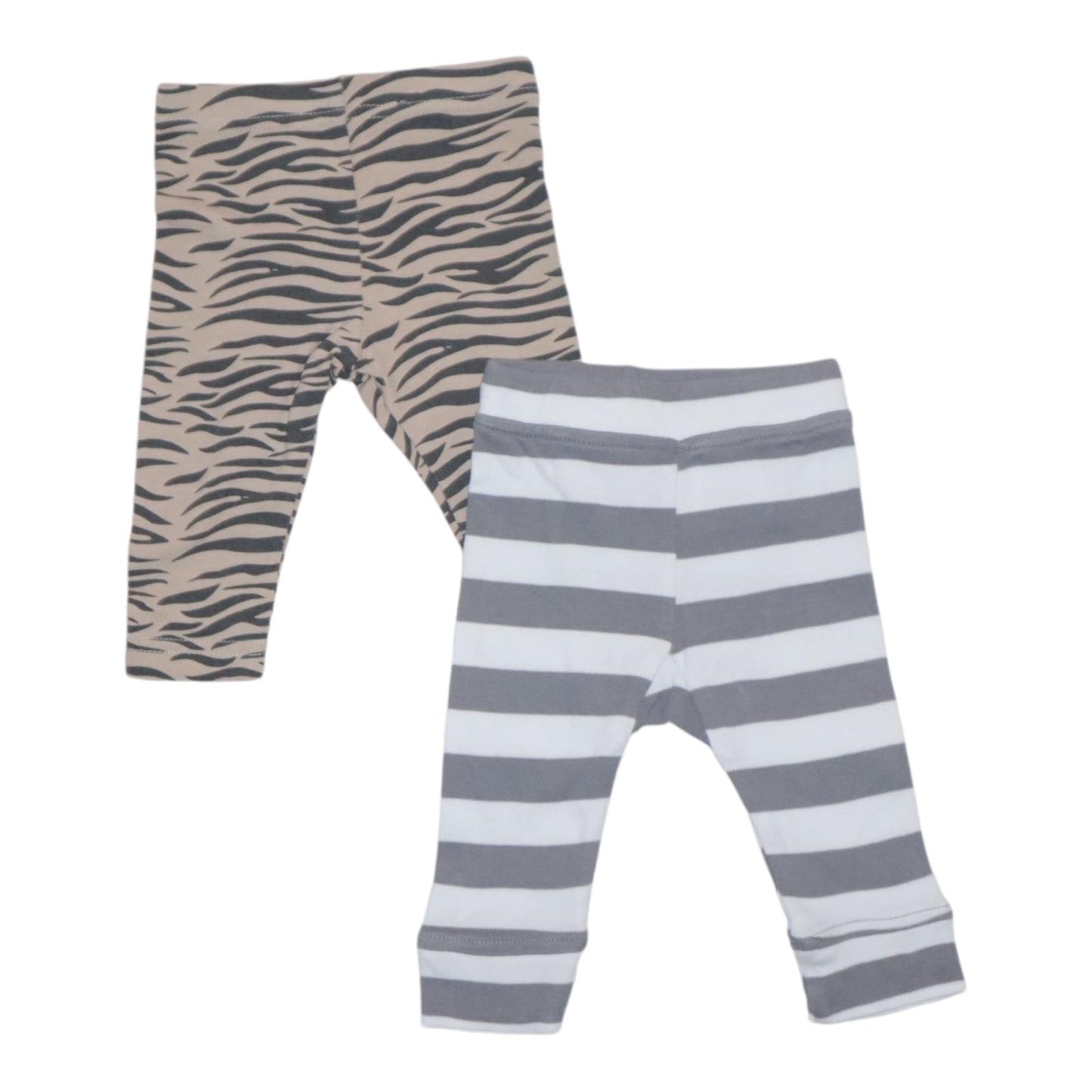 Byxor (2 Pack) från ICA eco - Storlek 56 - Brun & Vit (Multi)