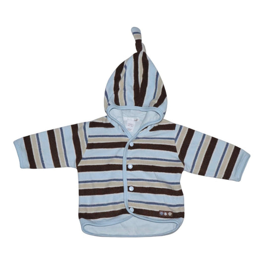 Jacka i fleece från H&M - Storlek 62 - Ljusblå & Brun