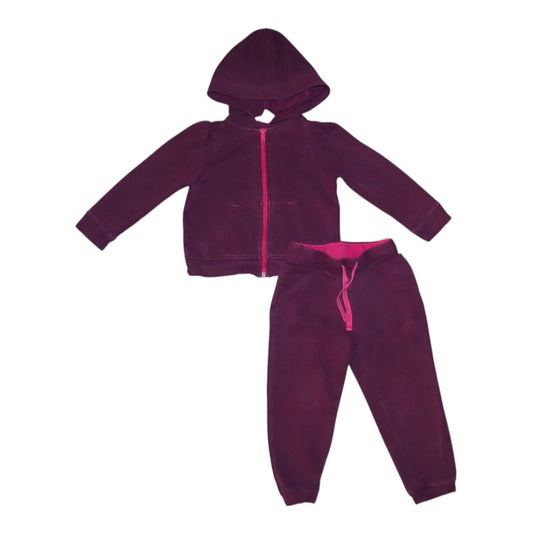 Tröja med luva & Byxor Matchande Set från H&M - Storlek 92 - Lila