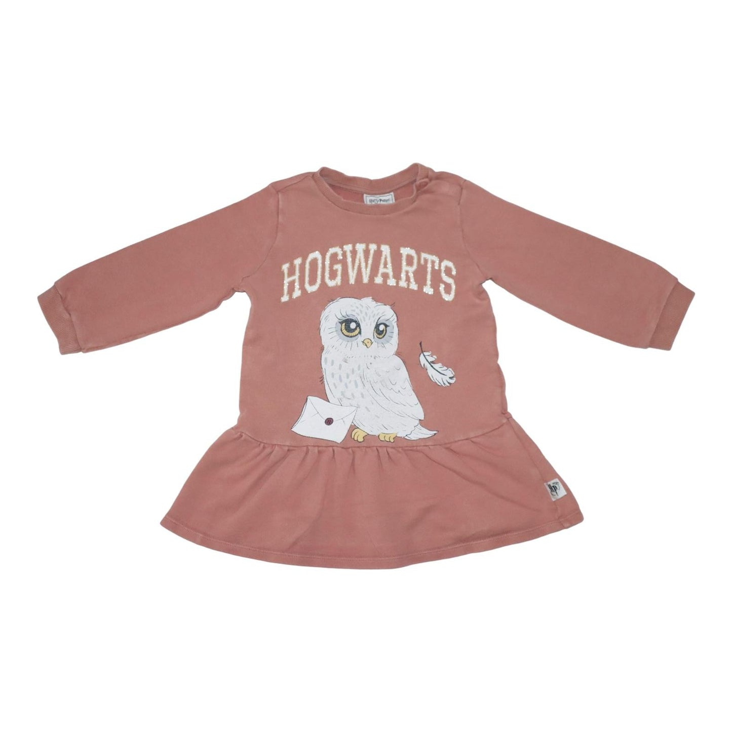 Långärmad Klänning från HARRY POTTER x H&M - Storlek 92 - Rosa