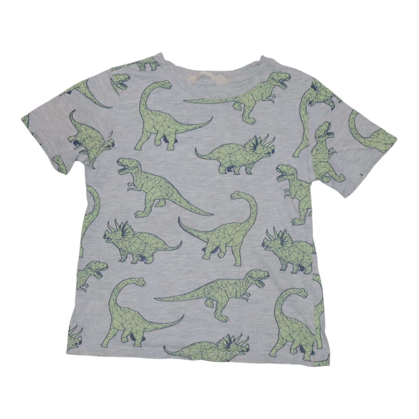 Kortärmad T-shirt (2 Pack) från H&M & JURASSIC WORLD - Storlek 110/116 - Mörkblå & Grå