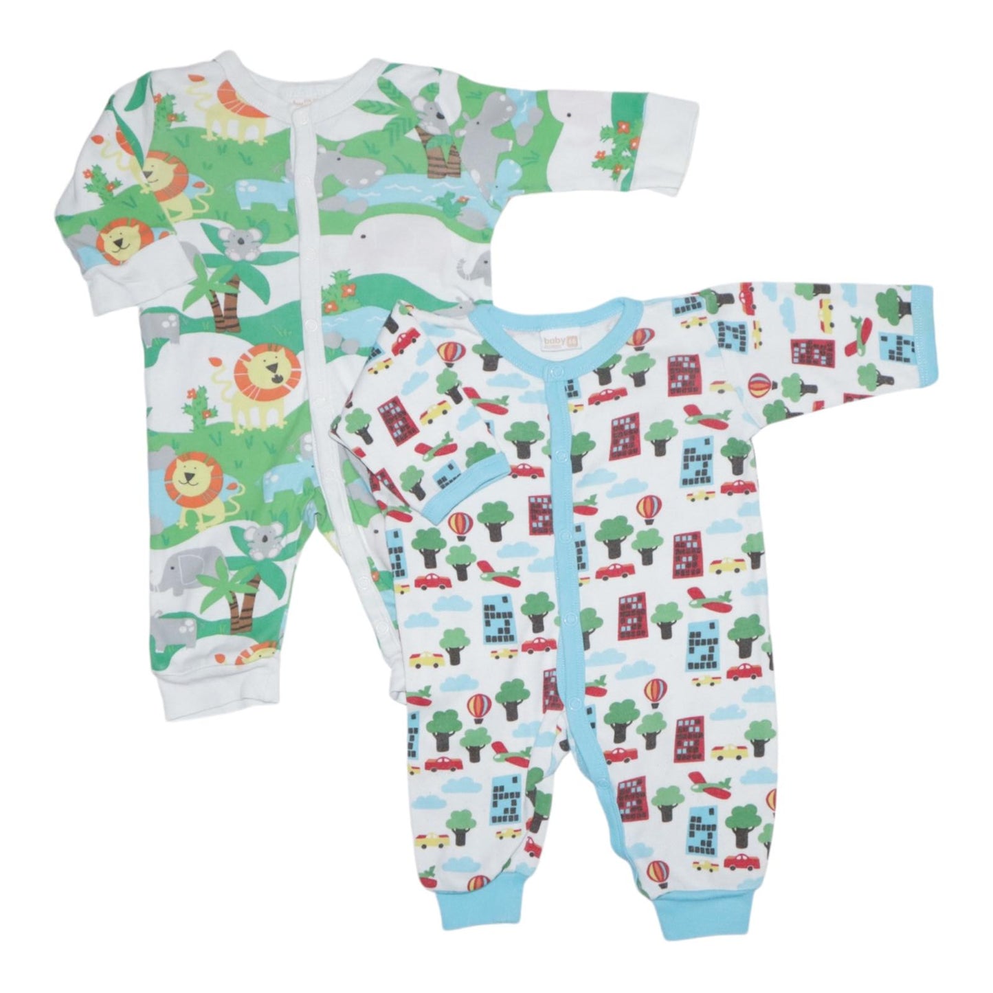 Pyjamas (2 Pack) från LINDEX - Storlek 56 - Vit & Grön