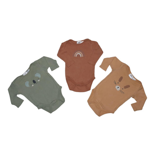 Långärmad Body (3 Pack) från ZARA - Storlek 62 - Multi