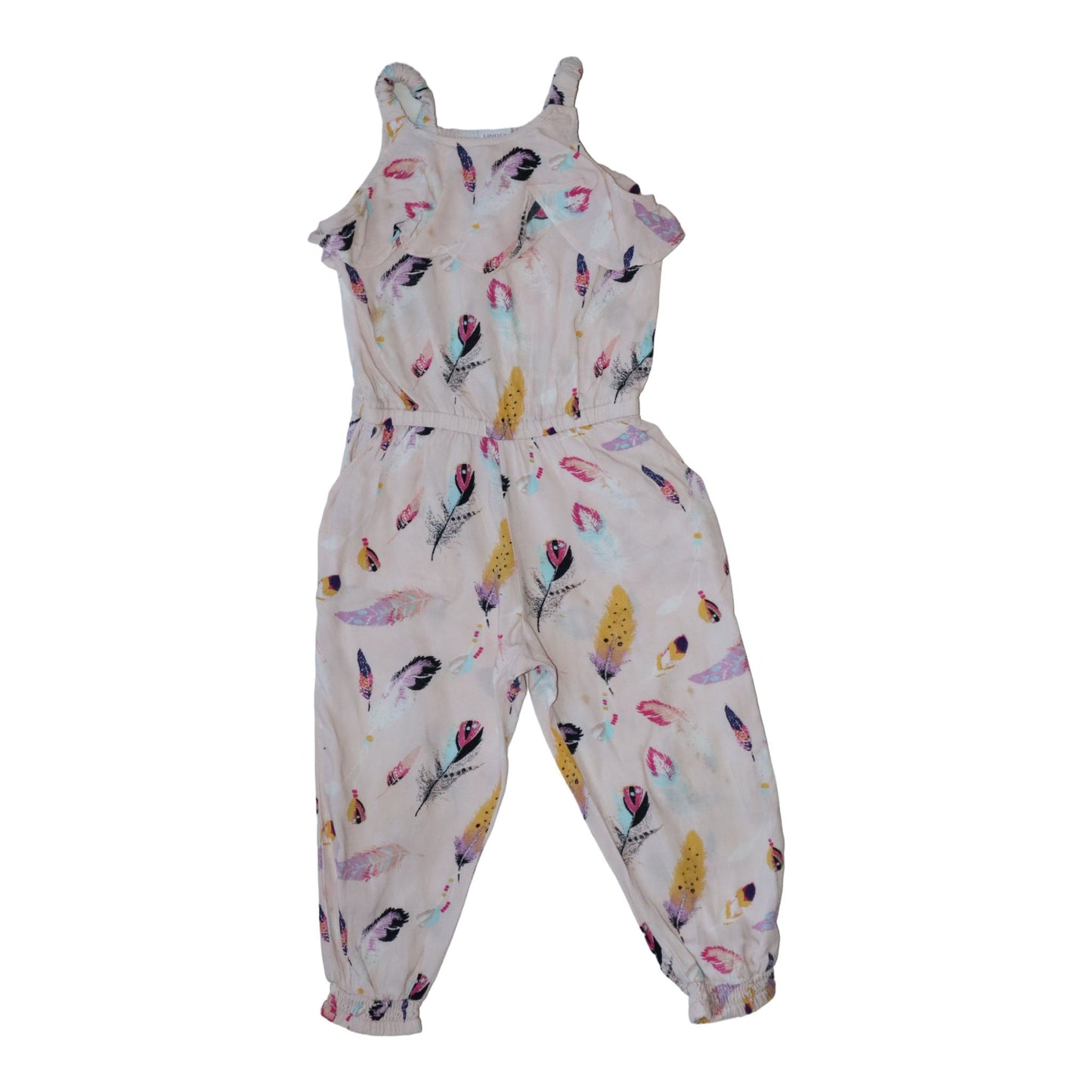 Kortärmad Jumpsuit från LINDEX - Storlek 92 - Rosa