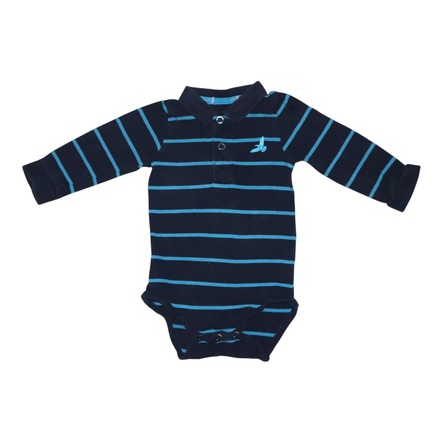 Långärmad Body från name it - Storlek 62 - Mörkblå